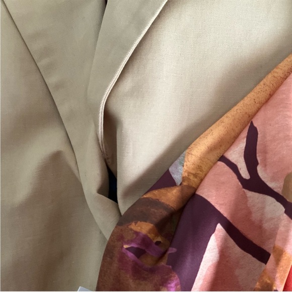 NWT ZARA Rustic Oversized Blazer, Linen-Blend - Picture 12 of 14